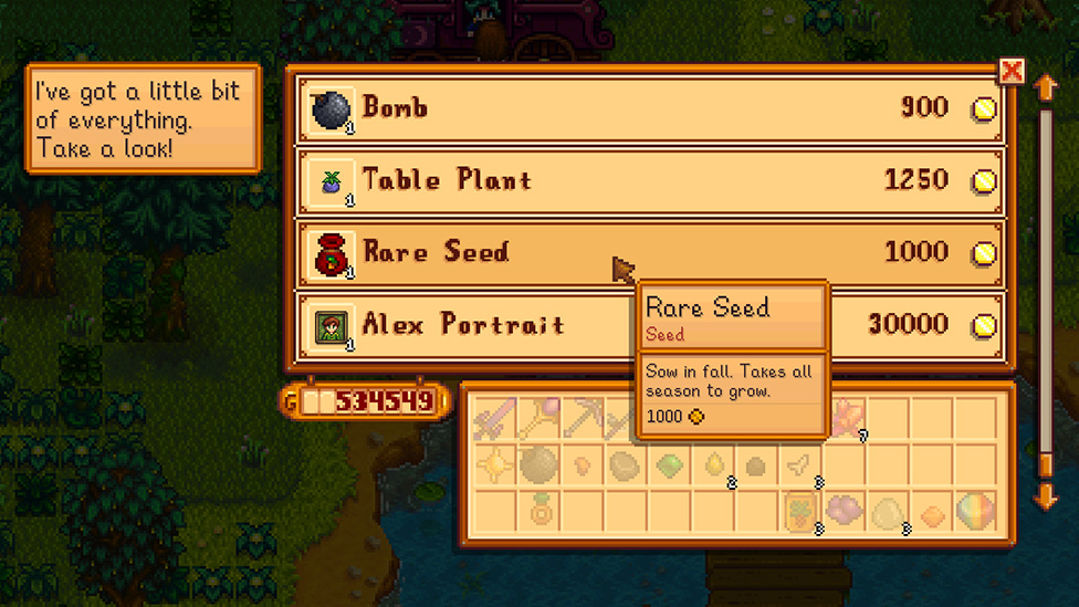 Rare Seeds at the Traveling Cart