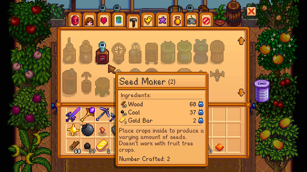 Crafting a Seed Maker