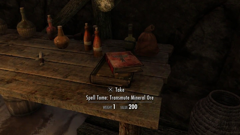 Spell Tome: Transmute Mineral Ore