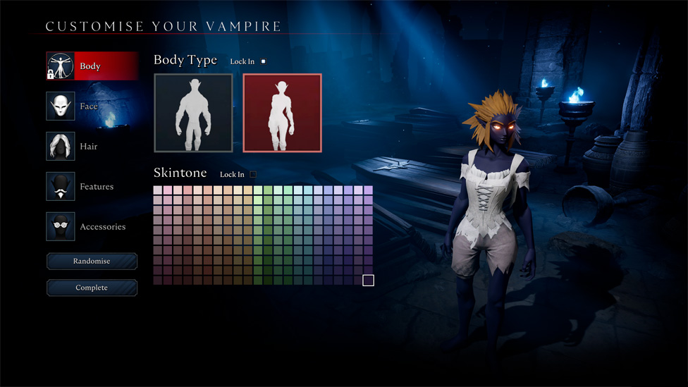 Customise Your Vampire