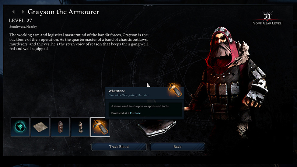 Grayson the Armourer