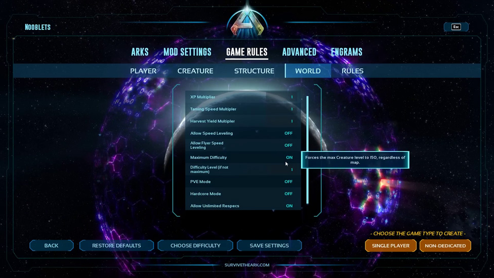 Maximum Difficulty: On