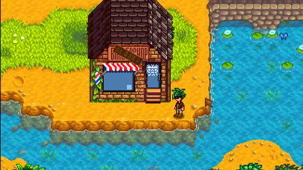  In Front Of Barber Shop