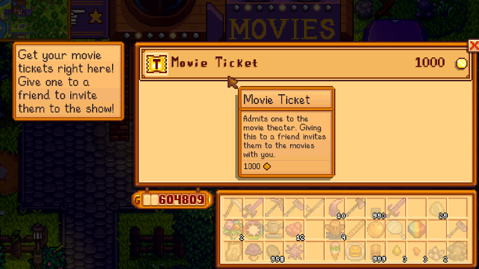  Purchasing A ticket For The Movie
