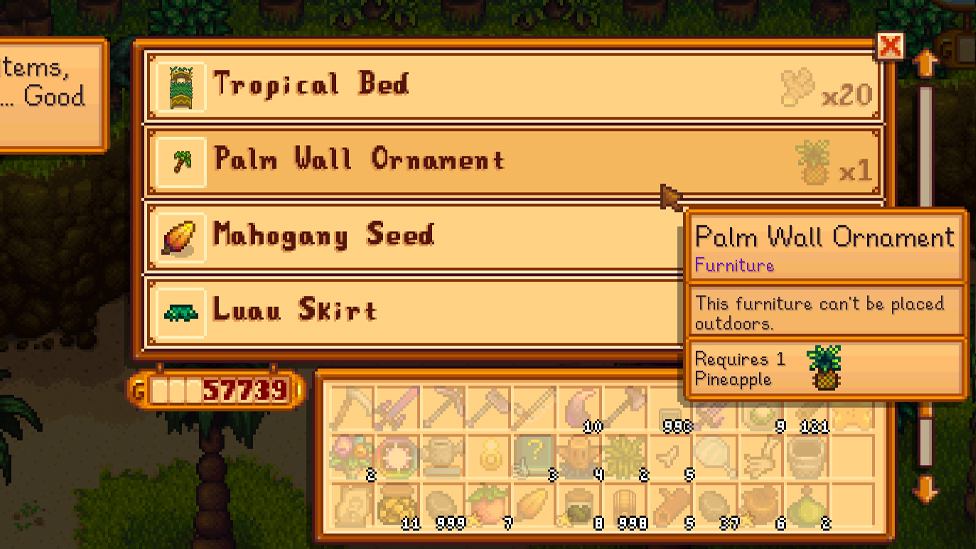  Rotating Stock Palm Wall Ornament