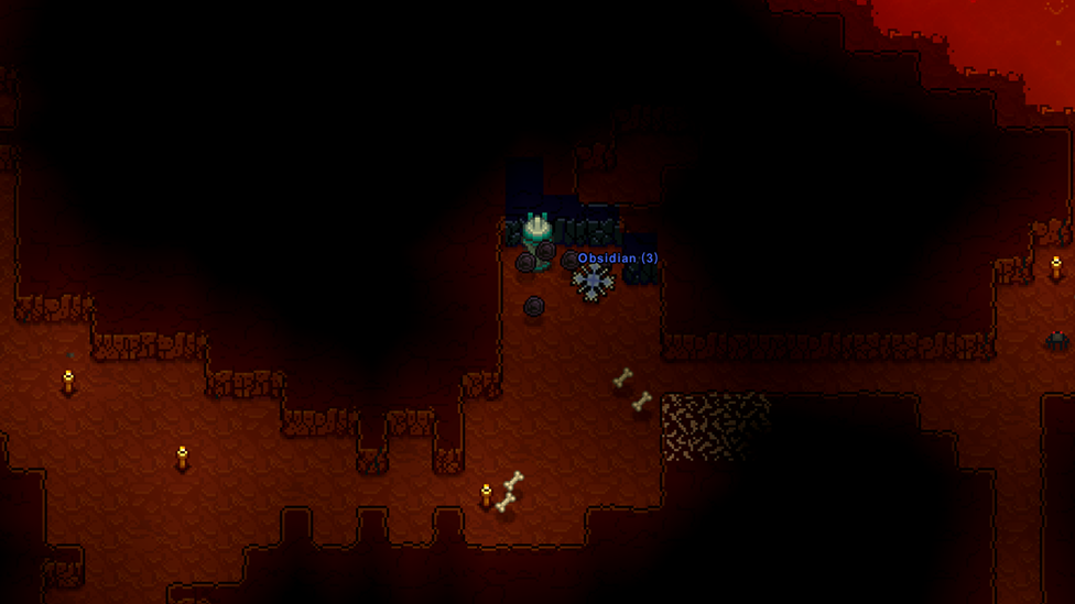  Mining Obsidian in Deep Caves