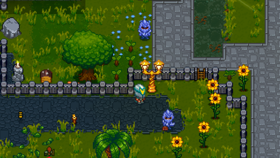  Gold Double Streetlamp