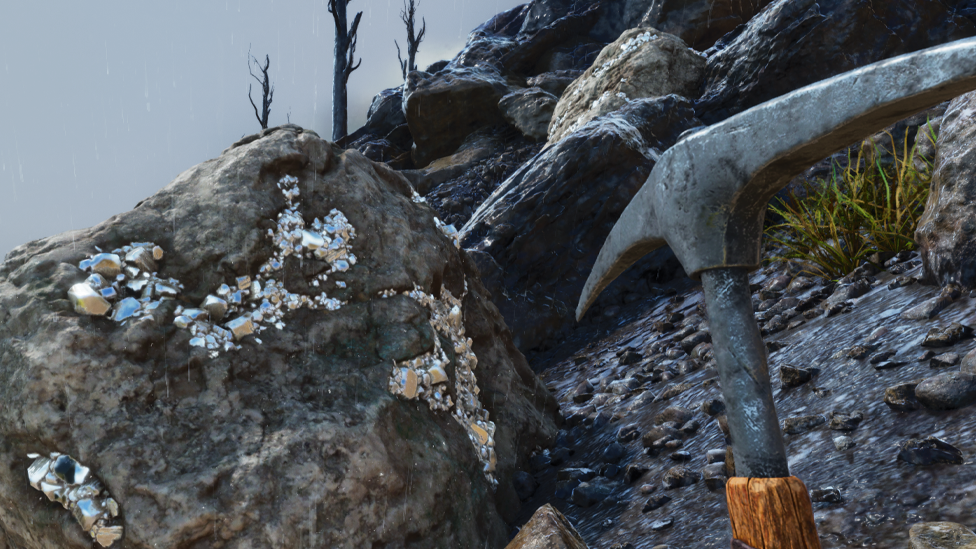  Mining Using Metal Pick