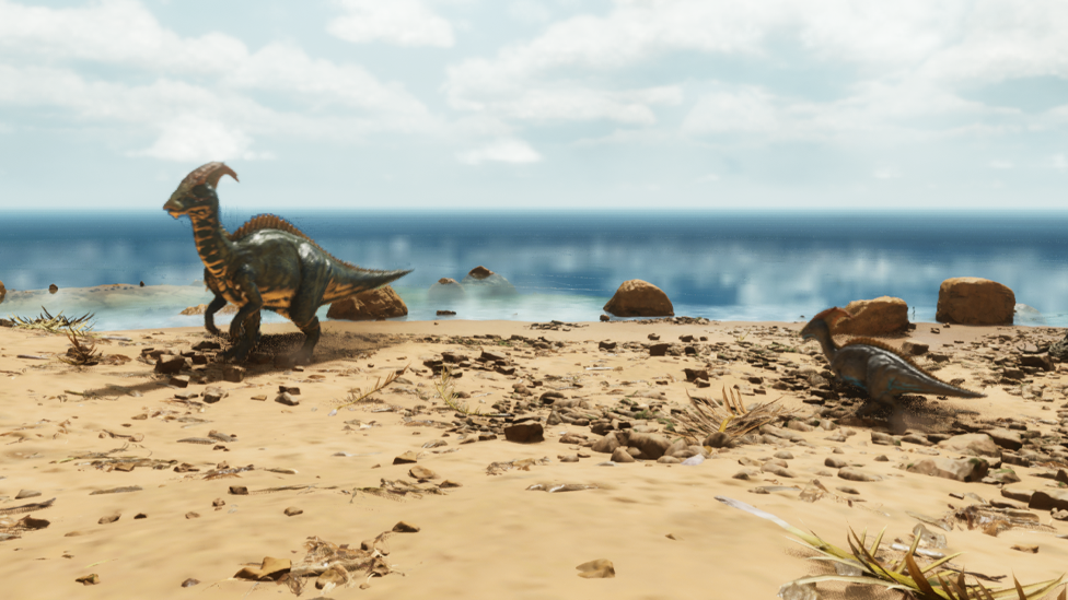  Parasaur and her Baby