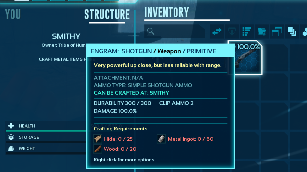  Crafting Shotgun