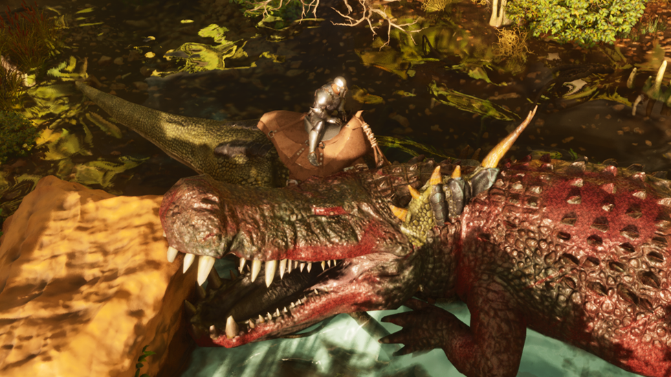  Triceratops in Action