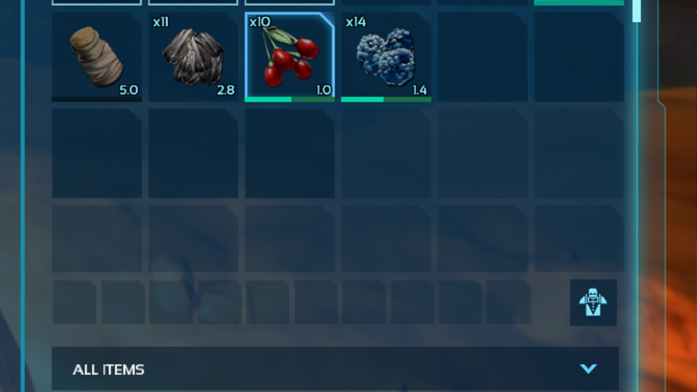  Ingredients For Purple Color,  9 Azulberries + 9 Tintoberries + Water Jar + Charcoal