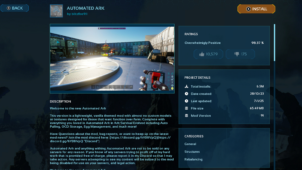 Automated Ark Mod