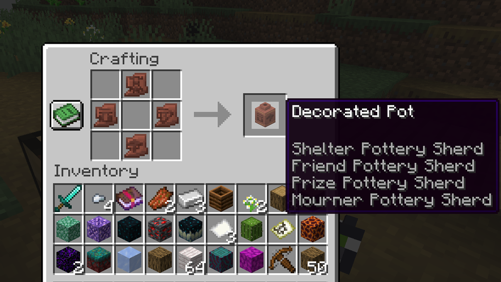  Decorated Pot out of Fragments