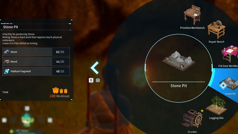  Crafting a Stone Pit