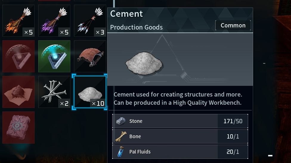  Bones Are Crucial For Cement Crafting