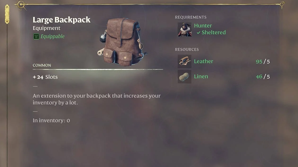  Assembly Unlocked for Large Backpack