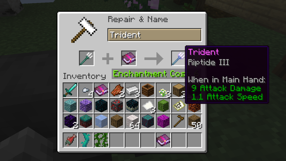  Enchanting Trident With Riptide