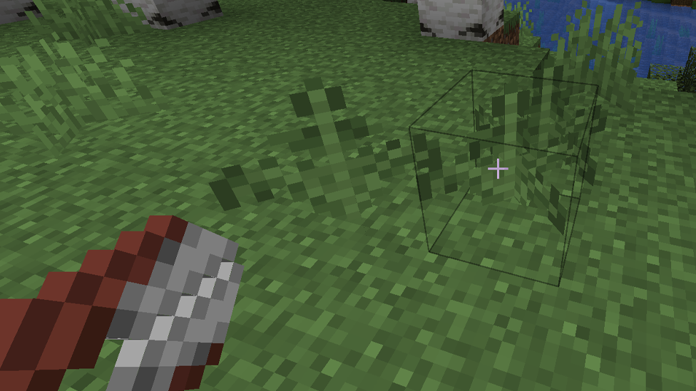  Using Shears to Gather Fern