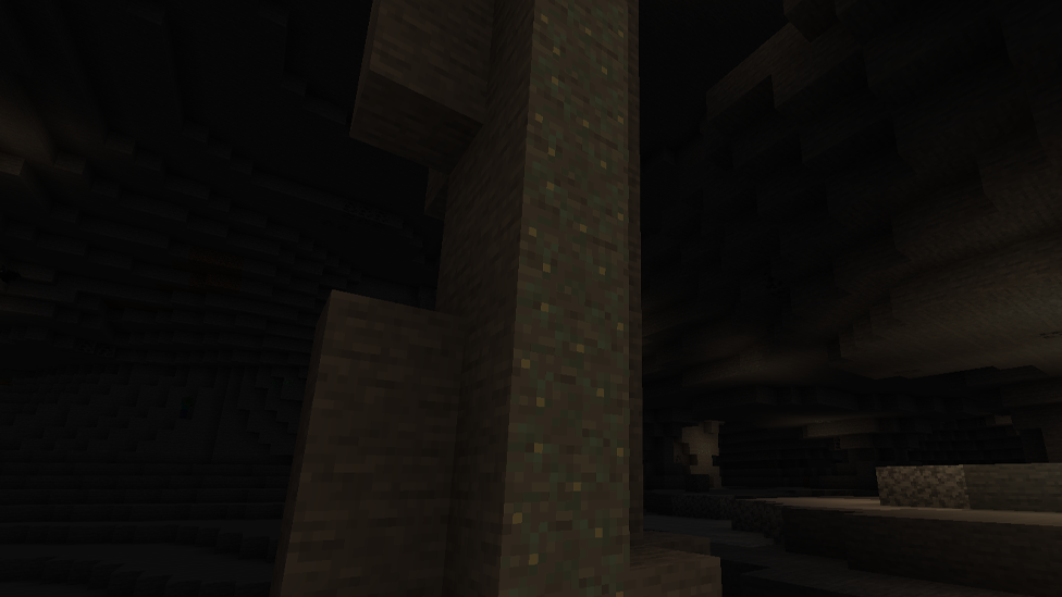  Glow Lichen in the Caves Biome