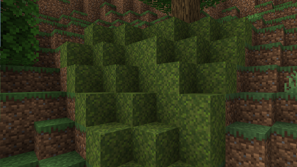  Moss in Minecraft