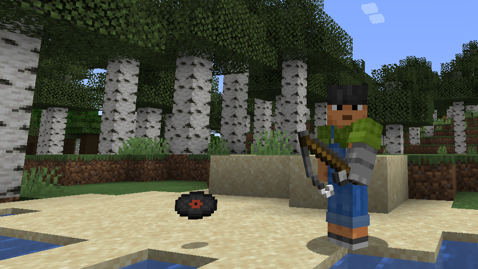  "Blocks" Disc Drop While Fishing