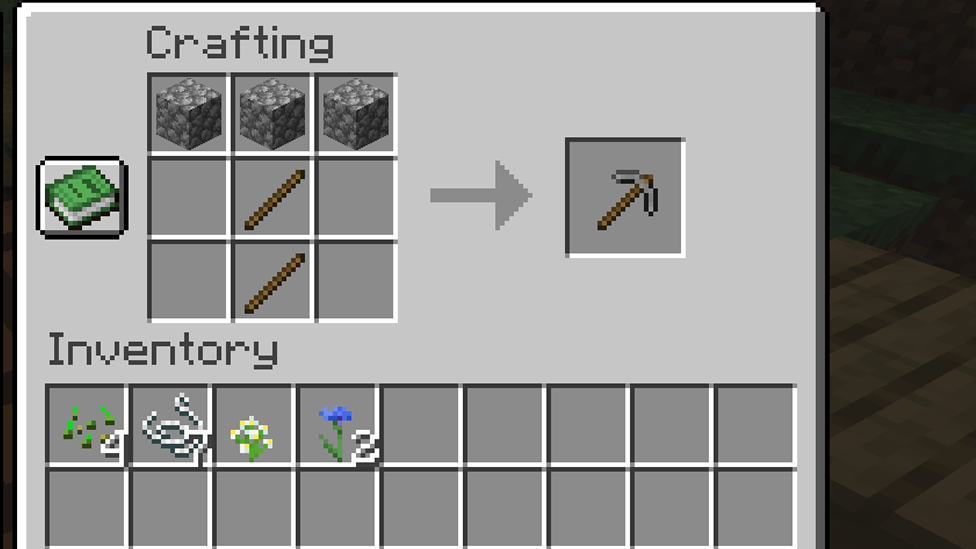 Crafting Pickaxe