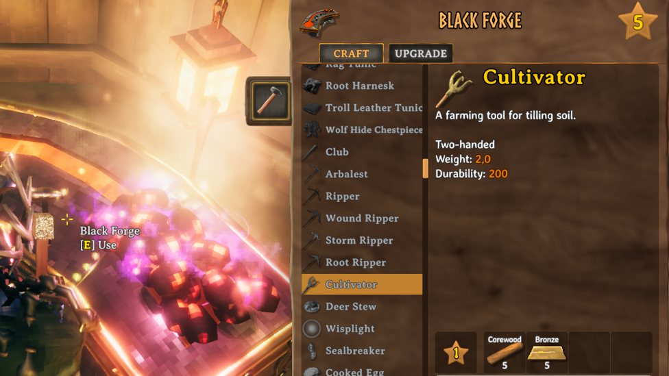  Crafting a Cultivator