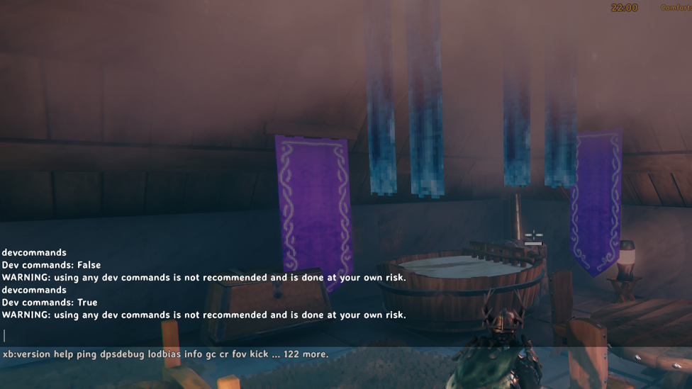  Activating Console and Devcommands