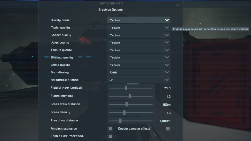 Lowering Graphics Settings