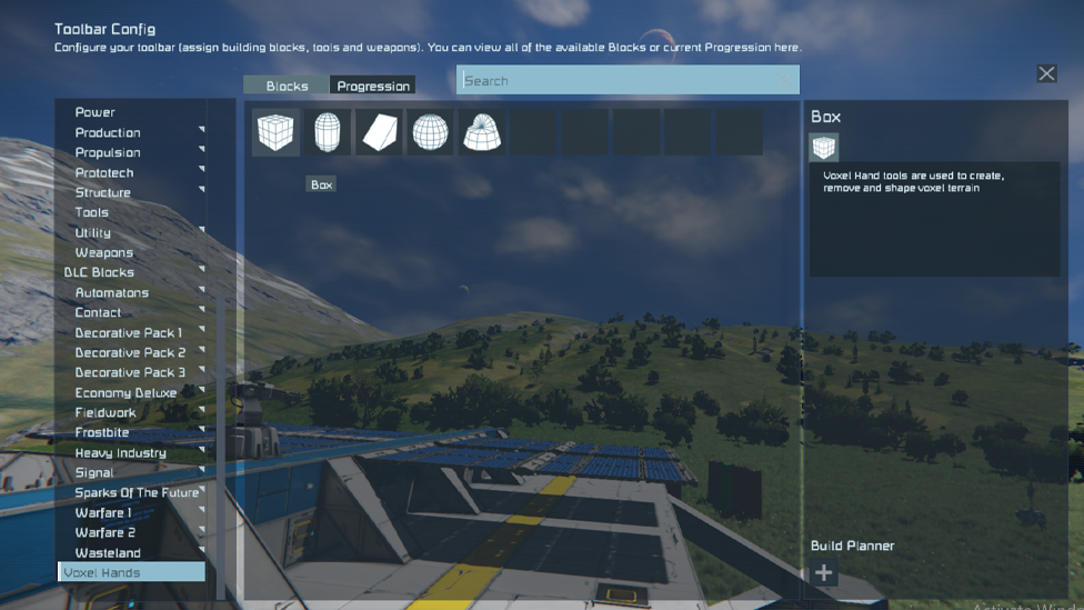  activating Voxel Hands