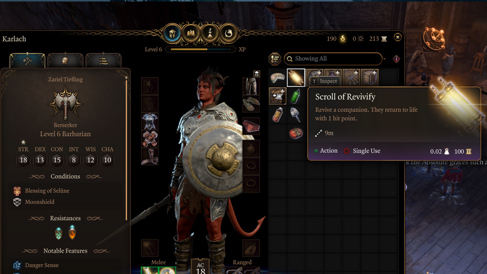  Scroll of Revivify From New Companions