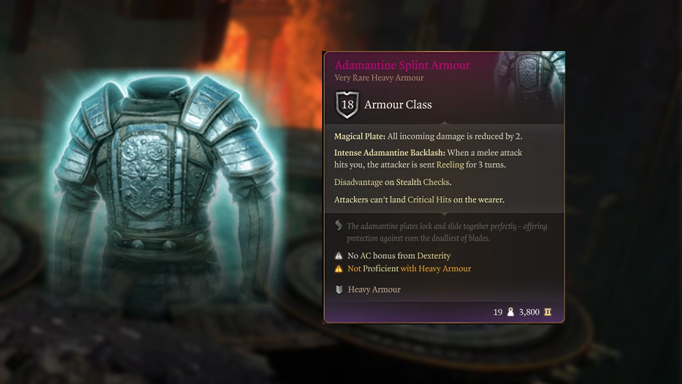  Adamantine Splint Armor