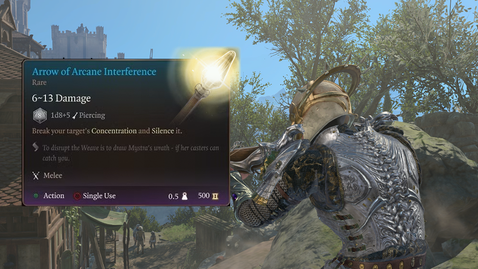  Arrow of Arcane Interface