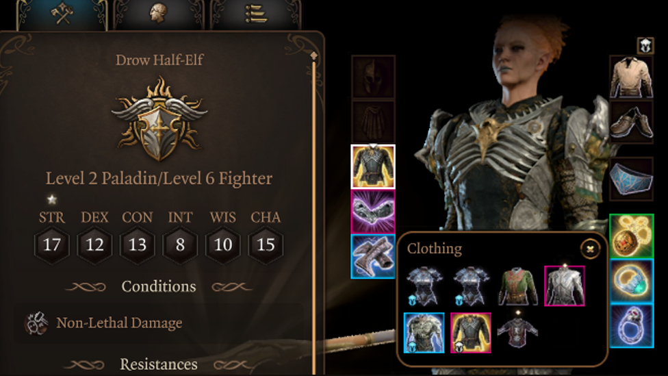  Inventory and Changing Clothes