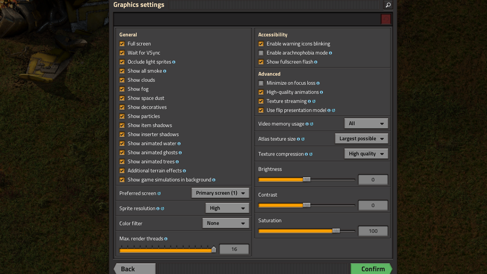  Options Menu Where You Can Turn On Pollution Display