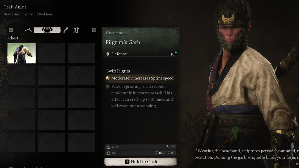  Pilgrim Armor Set Piece