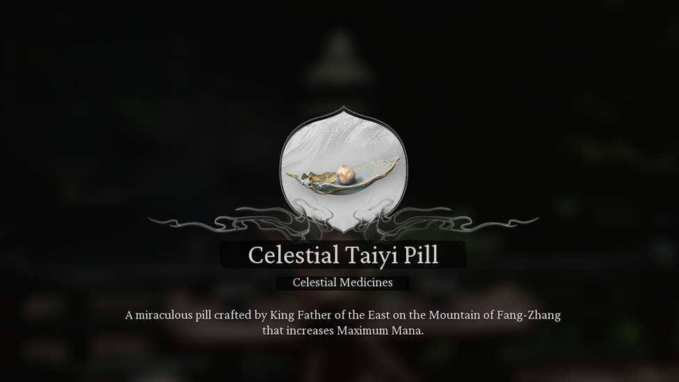  Celestial Taiyi Pill
