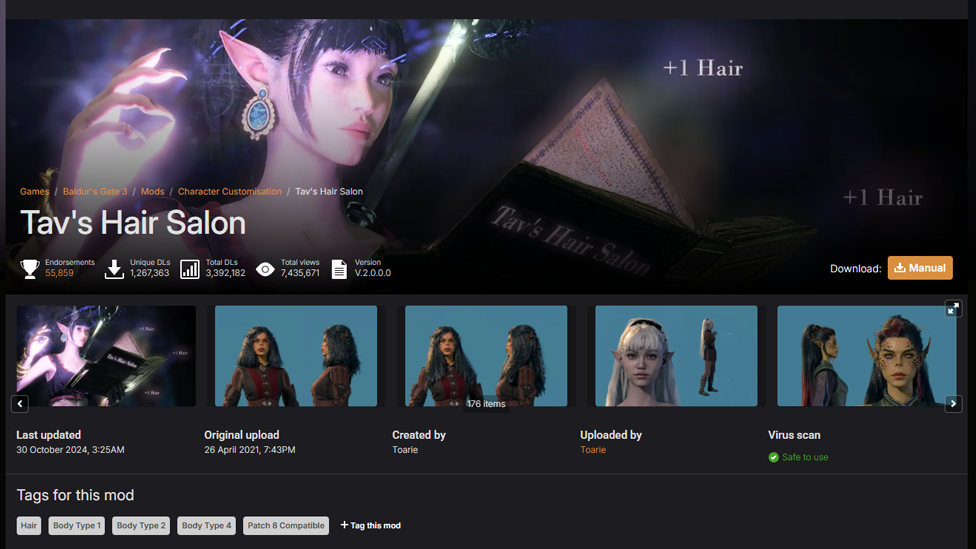  Tav's Hair Saloon Mod