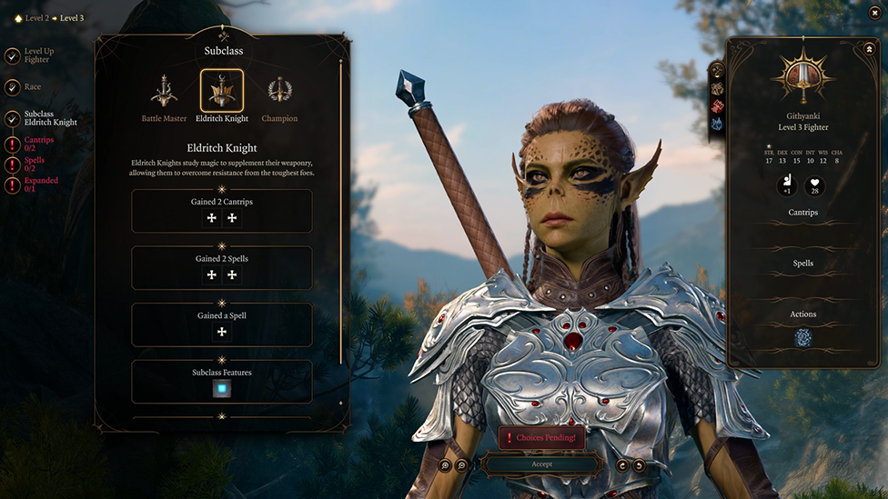  Eldritch Knight Subclass