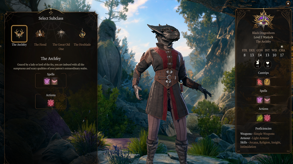  The Archfey Subclass