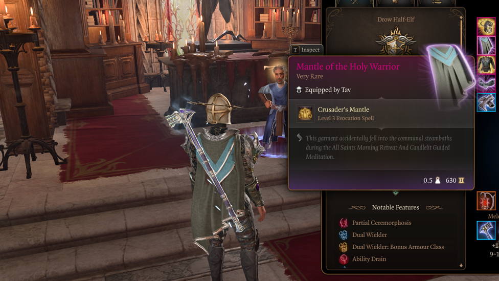  Mantle Of The Holy Warrior