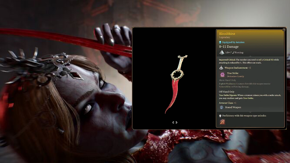  Blade of the First Blood or Bloodthirst