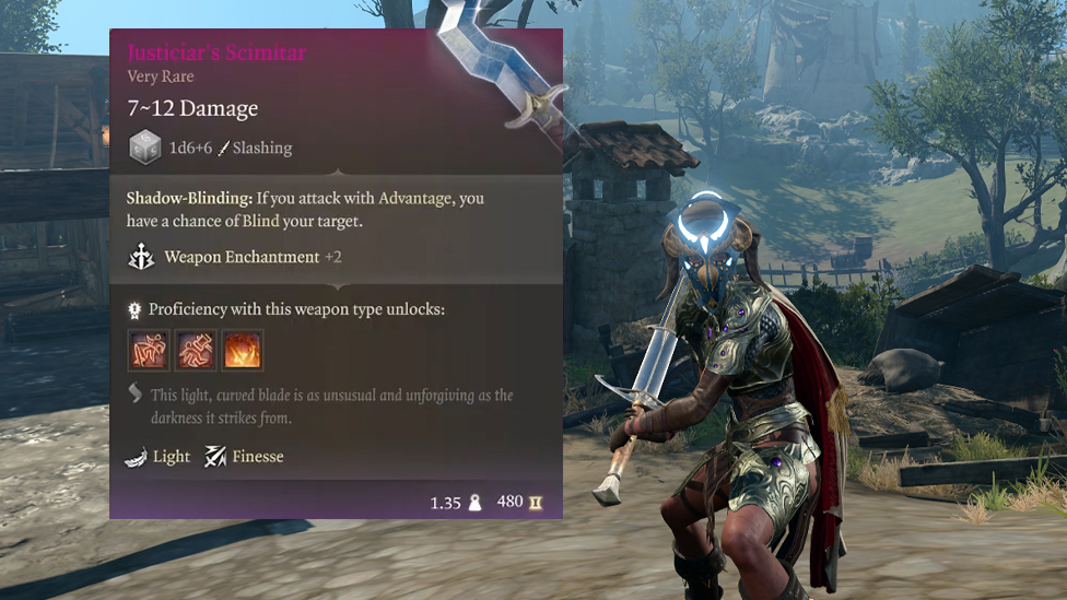  Justiciar's Scimitar