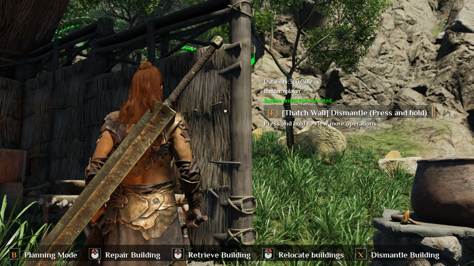  Using Construction Hammer to Repair Camp Structures