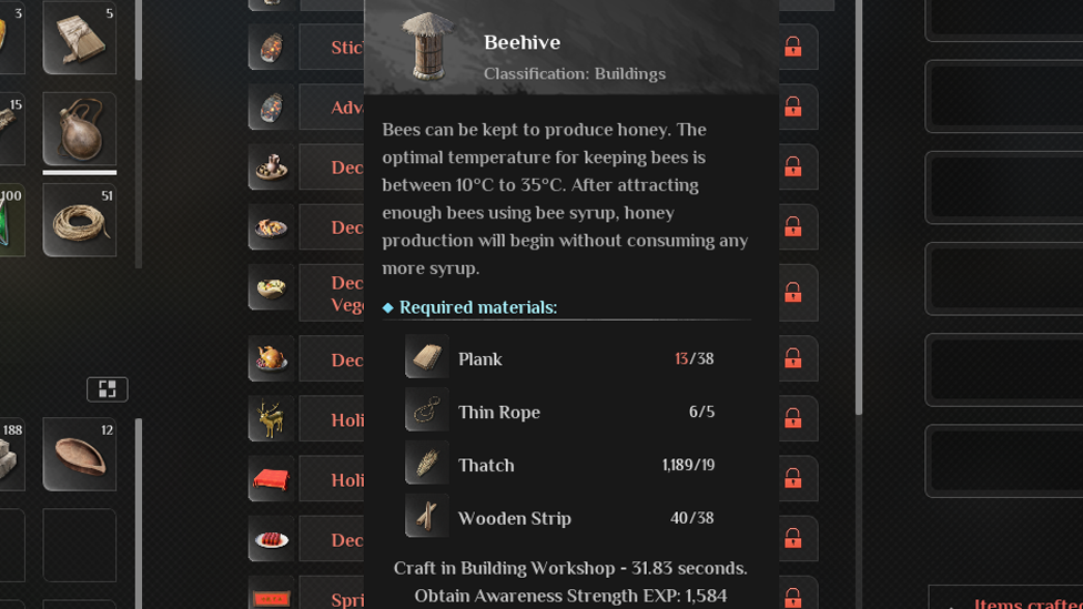  Beehive Crafting