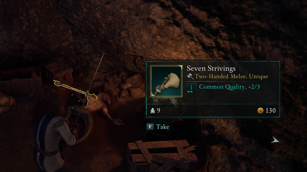 Seven Strivings Axe
