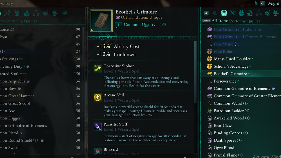 Beothel&#039;s Grimoire