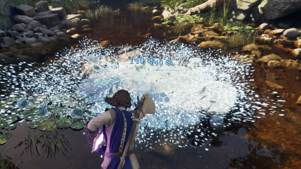 Freezing the Water