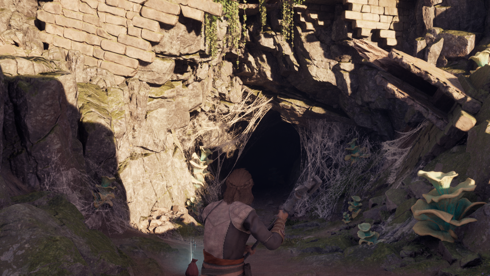 Ruinous Cave Entrance